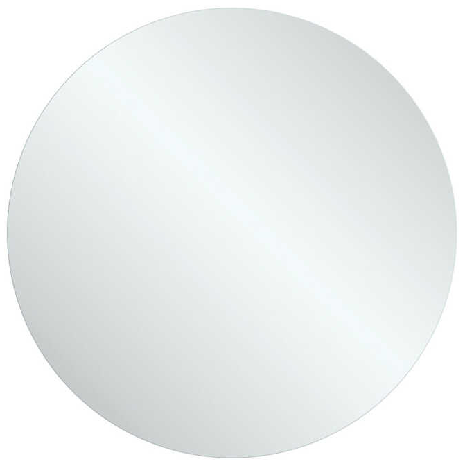 Frameless Polished Edge Round Mirror 600-900mm