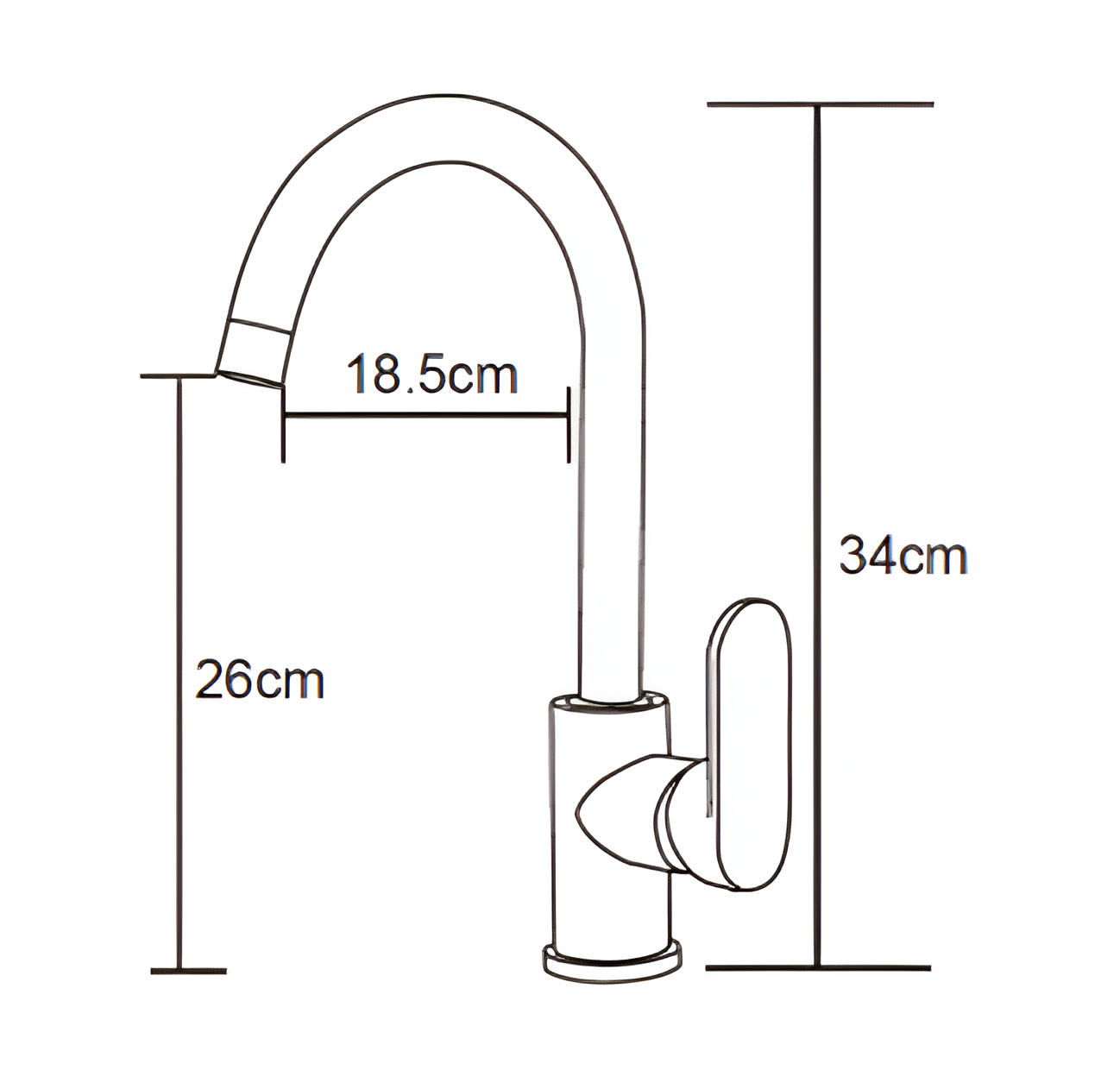 OVAL Sink Mixer