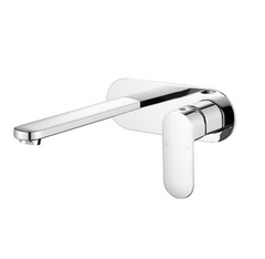 OVAL Wall Mixer with Spout