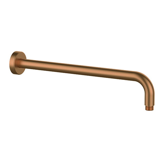 RUND Round Curved Wall Shower Arm 400mm