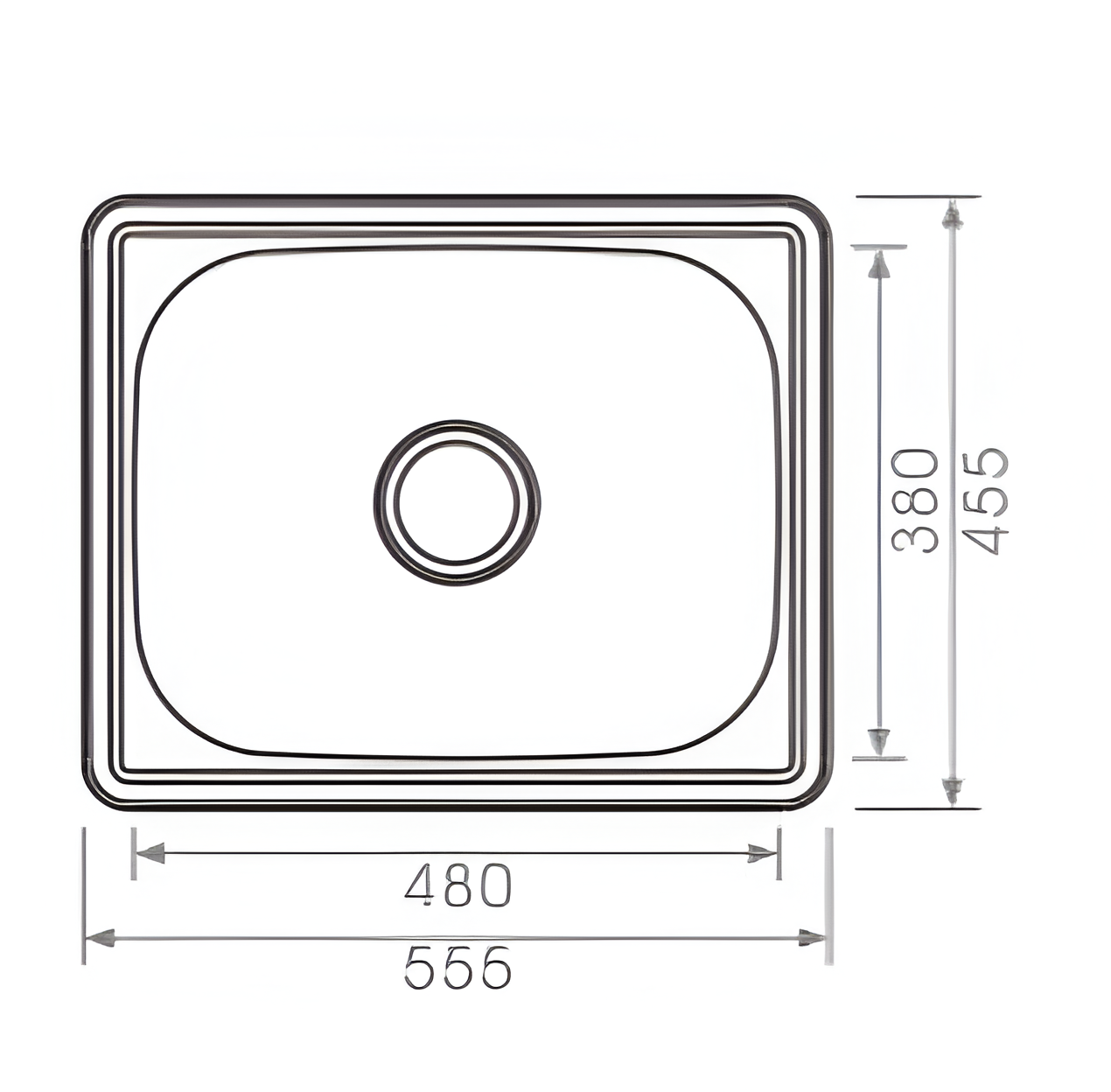 Single Kitchen/Laundry Sink