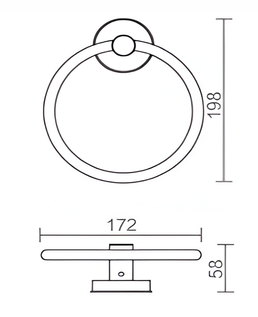 Suction Hand Towel Ring