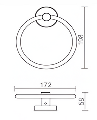 Suction Hand Towel Ring