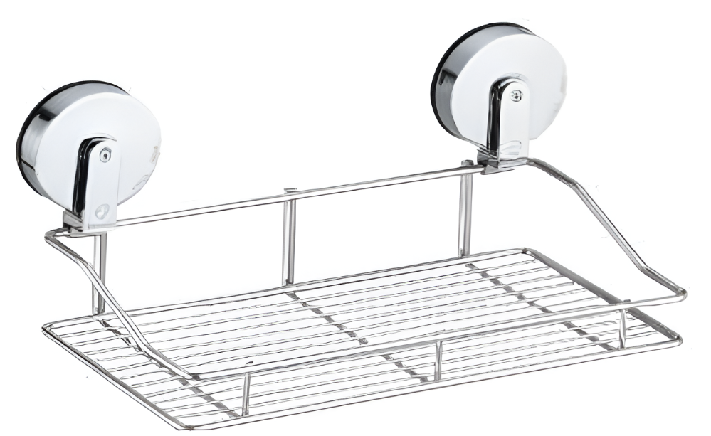 Suction Single Rectangular Soap Basket