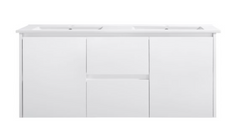 Willow Wall Hung Vanity 1200mm Double Bowl Top