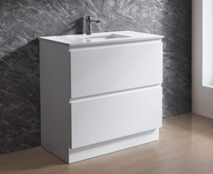 Core Floor Standing 4 Drawer Vanity 1500mm Double Bowl Top