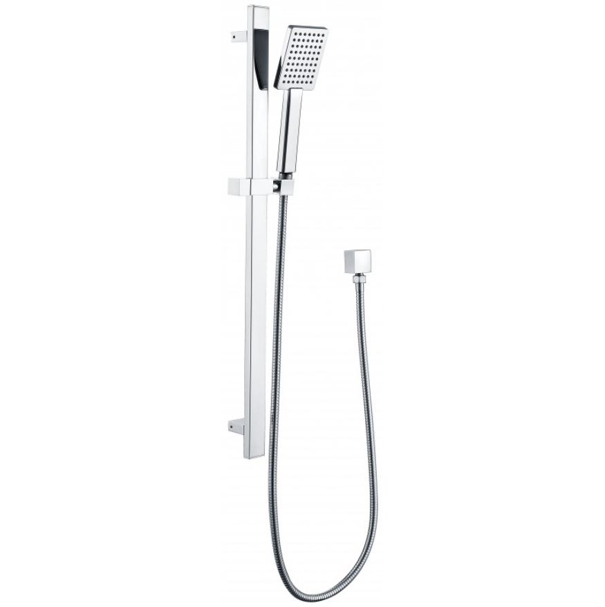MH06 Square Hand Shower on Rail