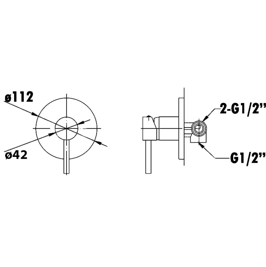 PC-3001SB Otus Wall Mixer