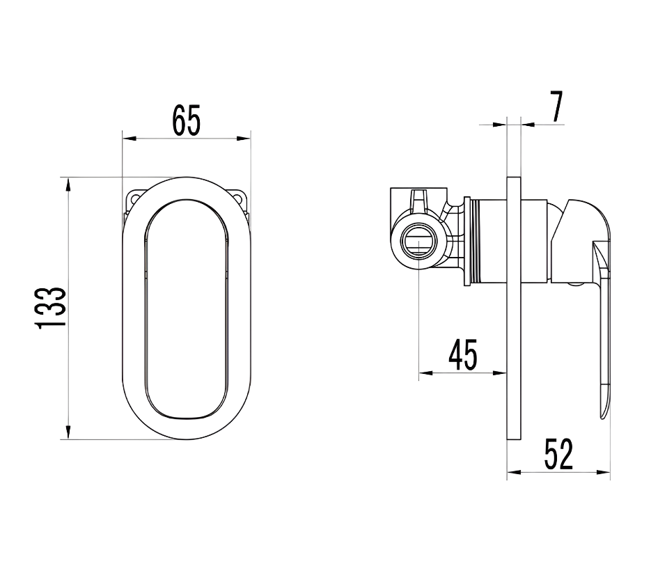 HYB11-301 Kara Wall Mixer