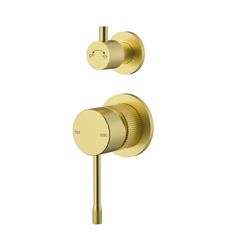 HYB585-502-BN Linie Wall Mixer and Diverter