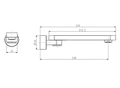 PK-7176 – Swivel Bath Spout