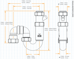 50mm Telescopic S & P Trap