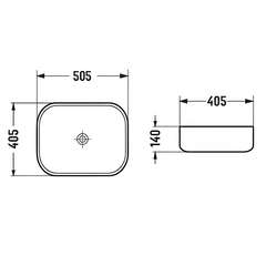 BA510 — Above Counter Basin