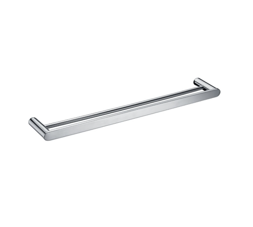 BK2302-800 – SS RUND Double Towel Rail 800MM