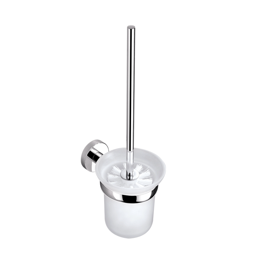 BK429 – RUND Glass Toilet Brush Holder