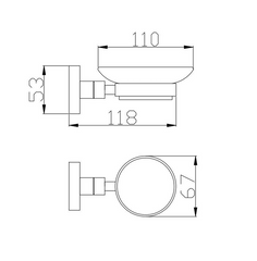 BK522 – ECKIG Soap Dish
