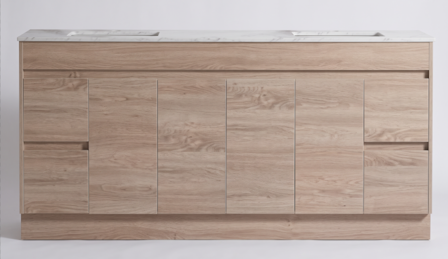Tobi Free Standing Vanity 1800mm Double Bowl Top
