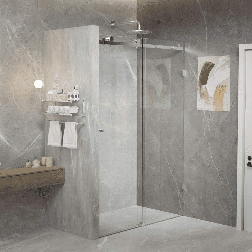 Violet Series 10mm Frameless Sliding Door Shower Screen Front Only (1000-2000mm)