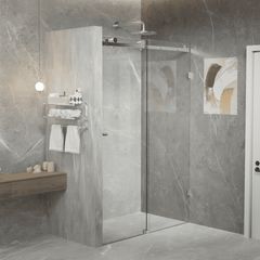 Violet Series 10mm Frameless Sliding Door Shower Screen Front Only (1000-2000mm)