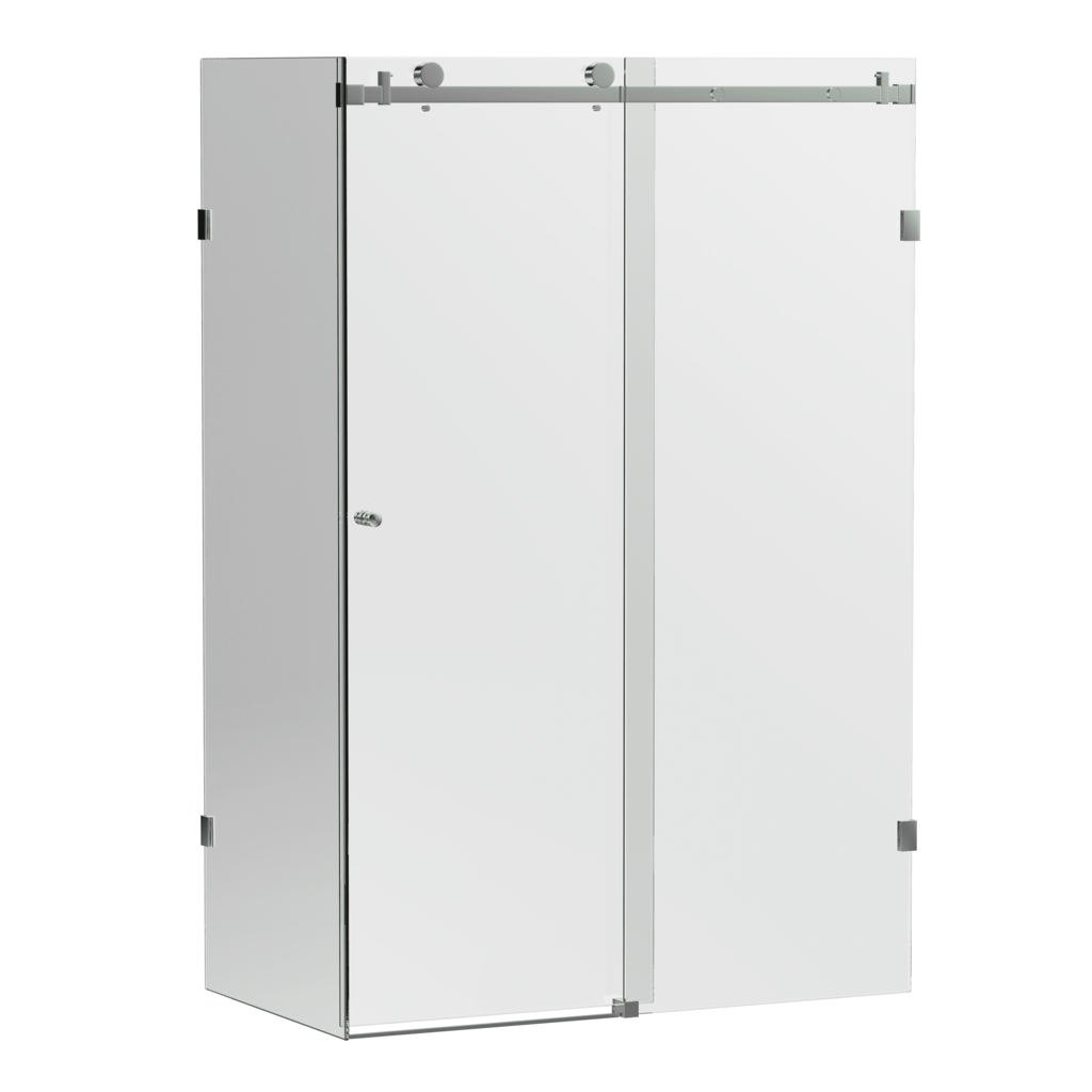 Violet Series 10mm Frameless Sliding Door Shower Screen Front (1000-1200mm) and Return (950-1100mm)